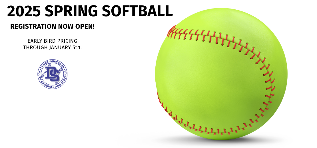 CLICK HERE TO REGISTER FOR SOFTBALL